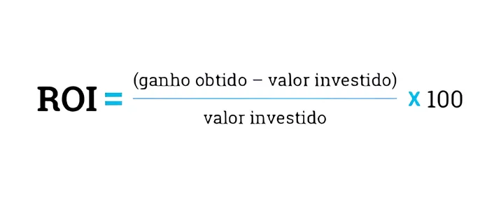 ROI � calculado por esta f�rmula.