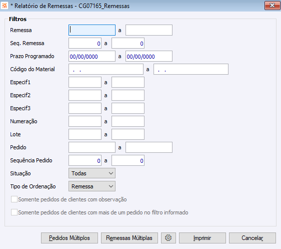 * Relatório de Remessas - CG07165_Remessas