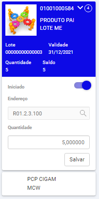 Menu ME Gerenciamento de Documentos Card Excluído