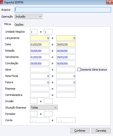 Exporta EDIFIN