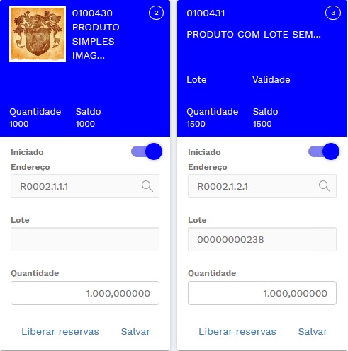 Menu ME Gerenciamento de Documentos Card com e sem imagem
