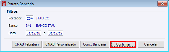 Extrato Bancário