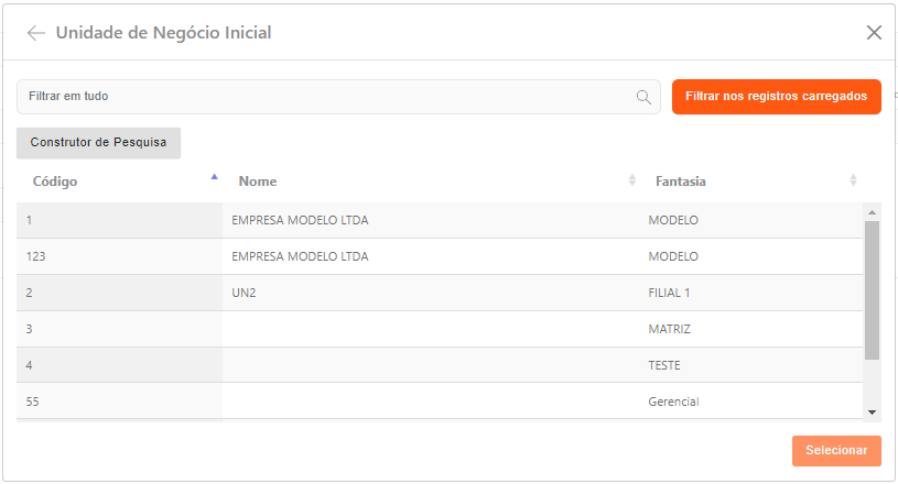 Modelo Pesquisa