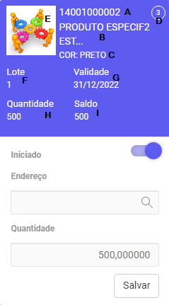 Menu ME Gerenciamento de Documentos Campos Card