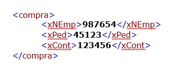 XML Nota Empenho