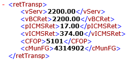 NFe 4.0 137