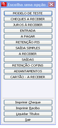 escolha opção