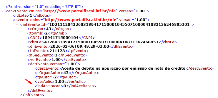 Eventos Apuração IBS e CBS 41