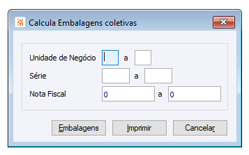 Calcula Embalagens coletivas