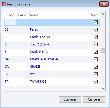 Pesquisa Grade