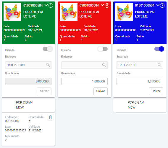 Menu ME Gerenciamento de Documentos Cores Card