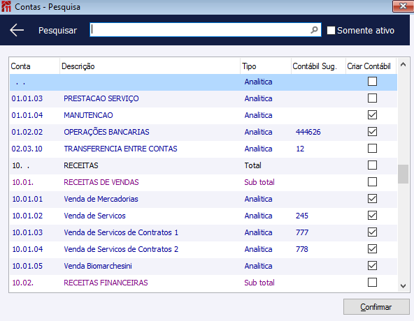 Contas Financeiras
