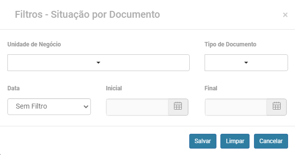 Situação por documento
