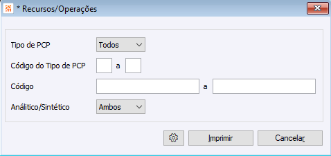Recursos Operacionais Beta