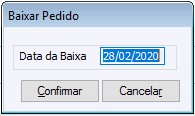Pedido Botão Baixar