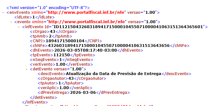 Eventos Apuração IBS e CBS 29