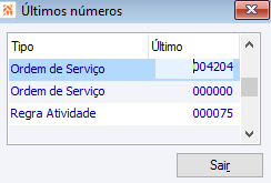 Últimos números