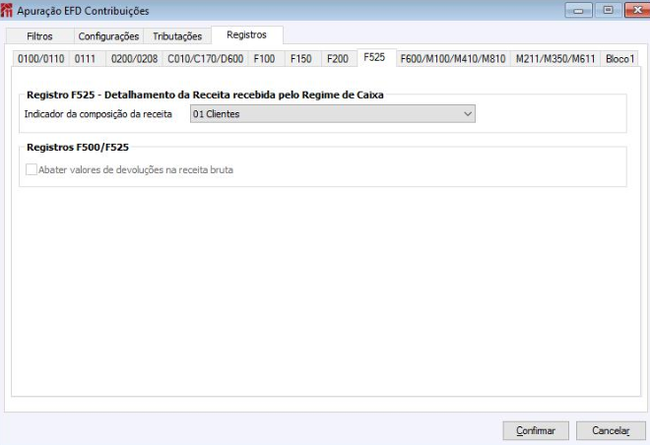 Apuração EFD Contribuições