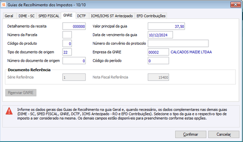 Apuração ICMS