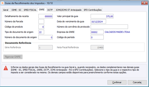 Apuração ICMS