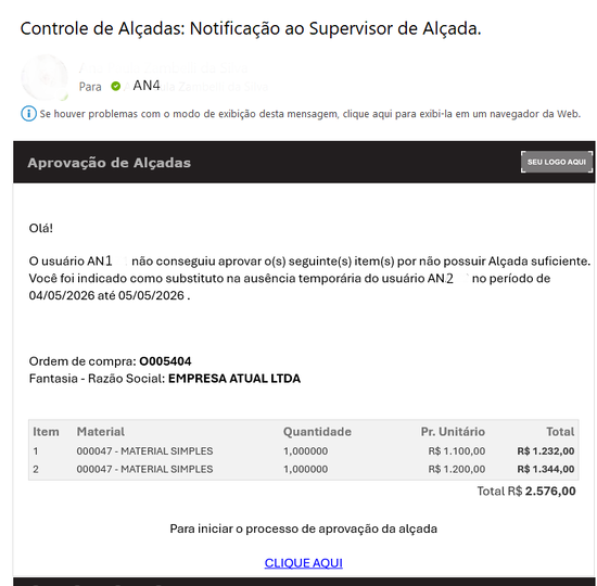 Ausência Temporária