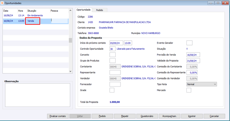 CRM Vendas 135