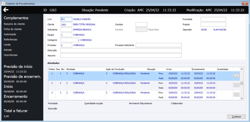 Arquivo:Cadastro Procedimentos CRM Cobrancas.png