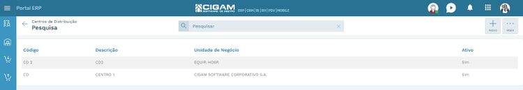 Centro de Distribuição ME