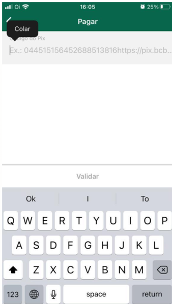 Arquivo:Colando Codico APP Banco.png