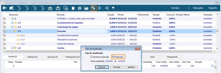 Cronograma de Projetos