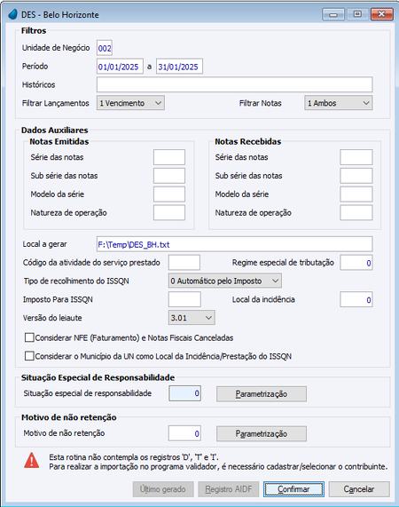 DES - Belo Horizonte