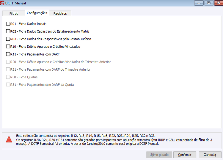 DCTF Mensal