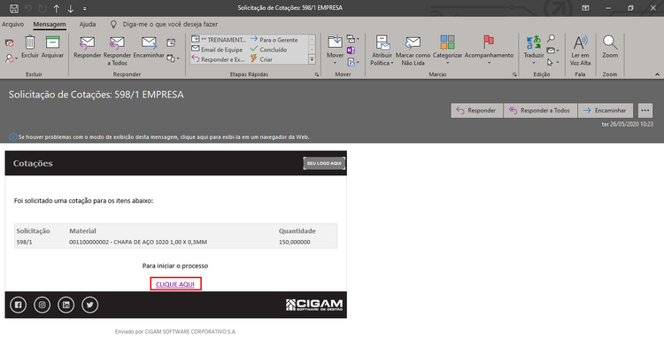 Email_Forncedor