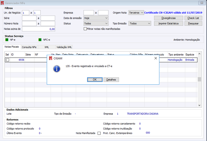 Arquivo:Evento Registrado CTe 2.png