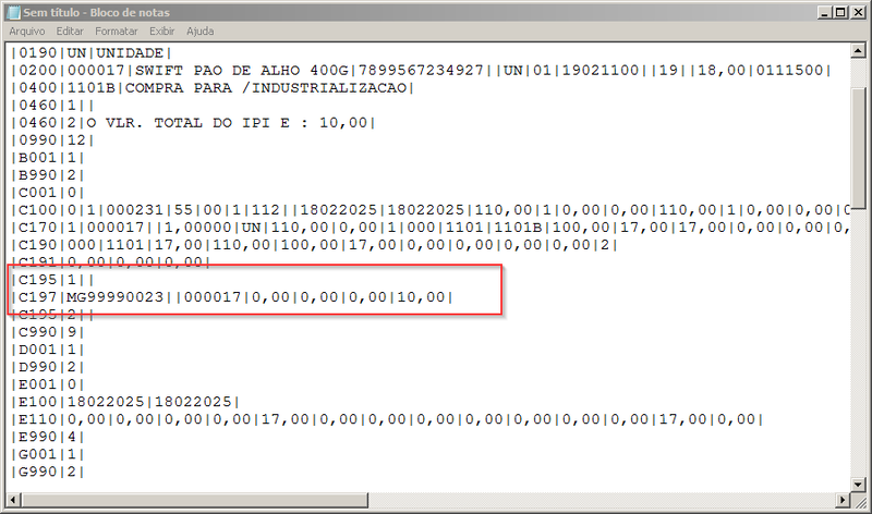 Arquivo:FAQ SpedFiscalC197SemCreditoIPISped.png