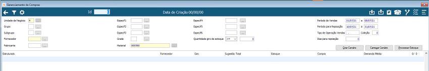 Gerenciamento de Compras