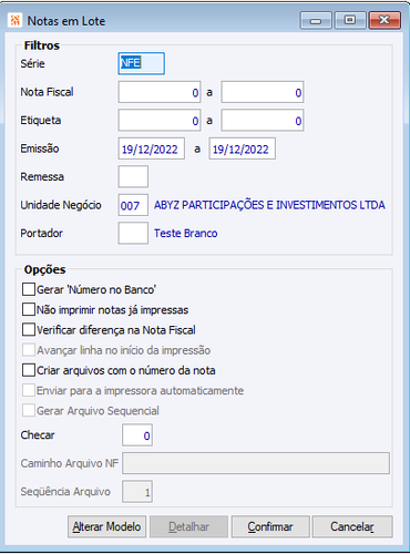 Faturamento Rotinas 13