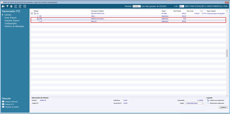 Gerenciador FCI4