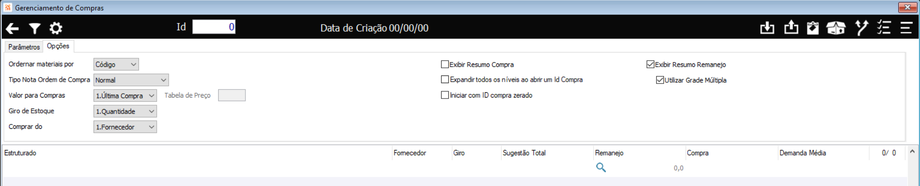 Configurações