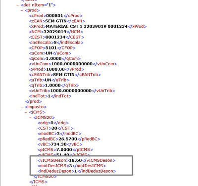 Desonerado XML