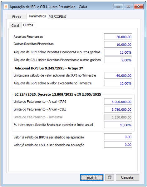 Arquivo:IRPJCSLL LucroPresumido ParametrosOutros 01.png