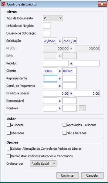 Arquivo:Liberação de Crédito na Efetivação de Pedidos 5.png