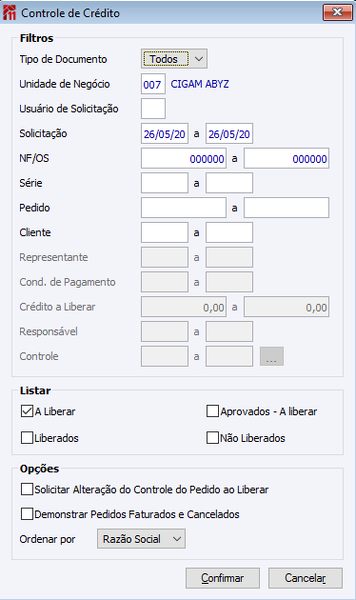 Arquivo:Liberação de Crédito na Efetivação de Pedidos 6.png