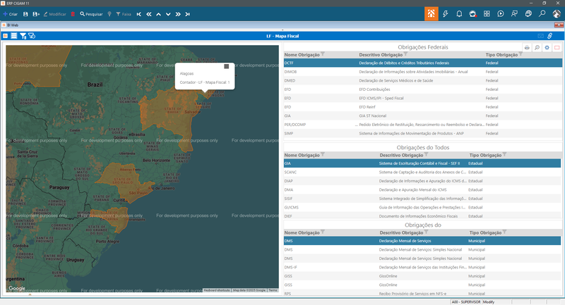 Mapa Fiscal do Brasil