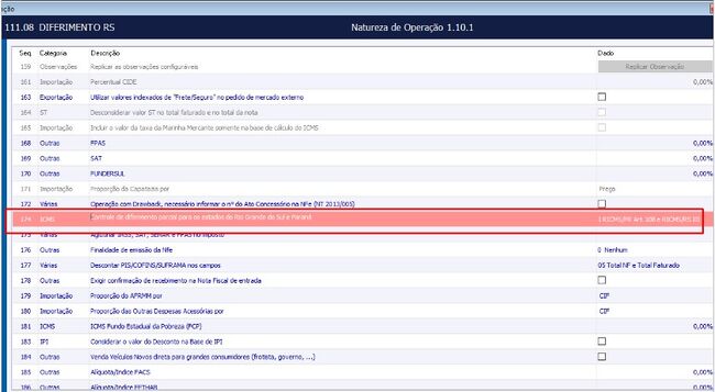 Nota Fiscal com Diferimento Parcial