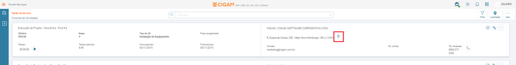 Portal Servicos Controle Atividades