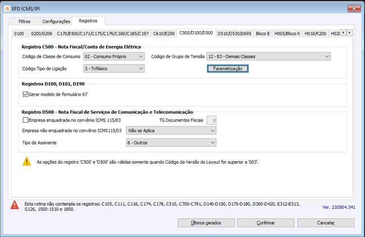 Nota de Energia Elétrica