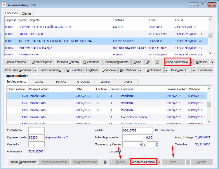 Telemarketing CRM 1
