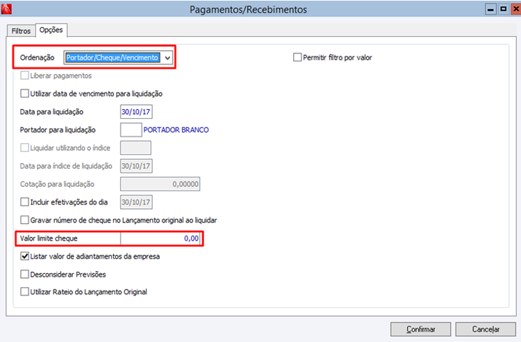 Pagamento Recebimento